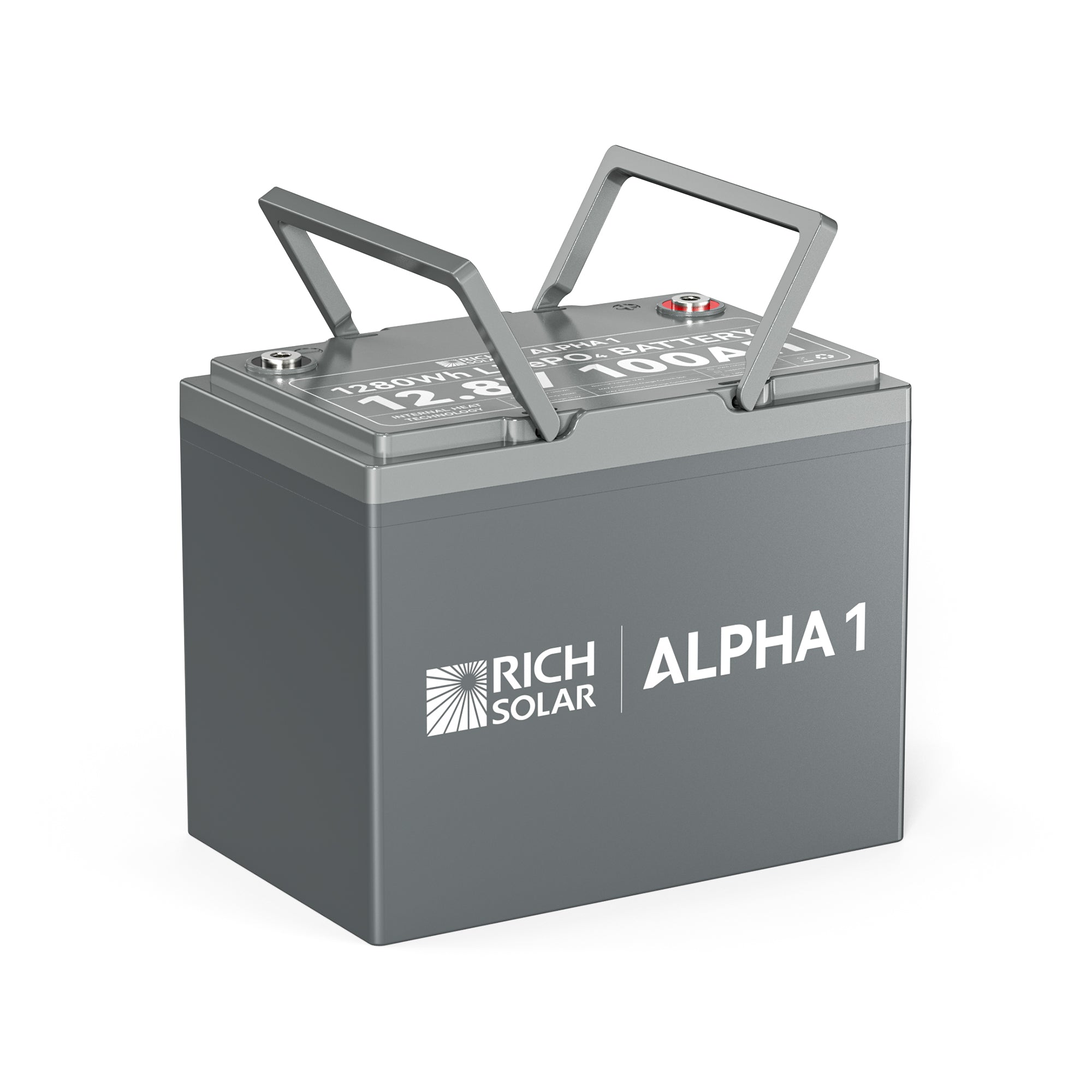 ALPHA 1 | 12V 100Ah LiFePO4 Battery | Powerful 12V Lithium Battery for RVs, Trailers, Vans, Boats, Off-Grid | 5,000 Lifetime Cycles | Bluetooth and Internal Heat Technology