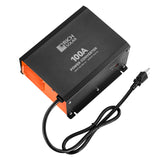 100 Amp Power Converter | 100A 120V Battery Charger | Overload, Overheat, Reverse Polarity Protection | Plug and Play