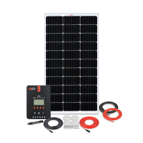 100W RV 12V Kit - RICH SOLAR