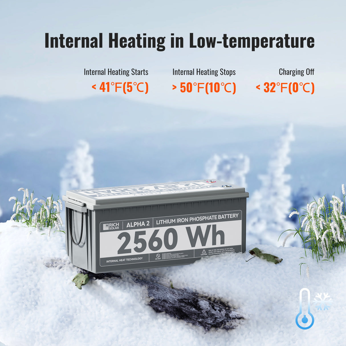 ALPHA 2 Internal Heatign in Low-Temperature