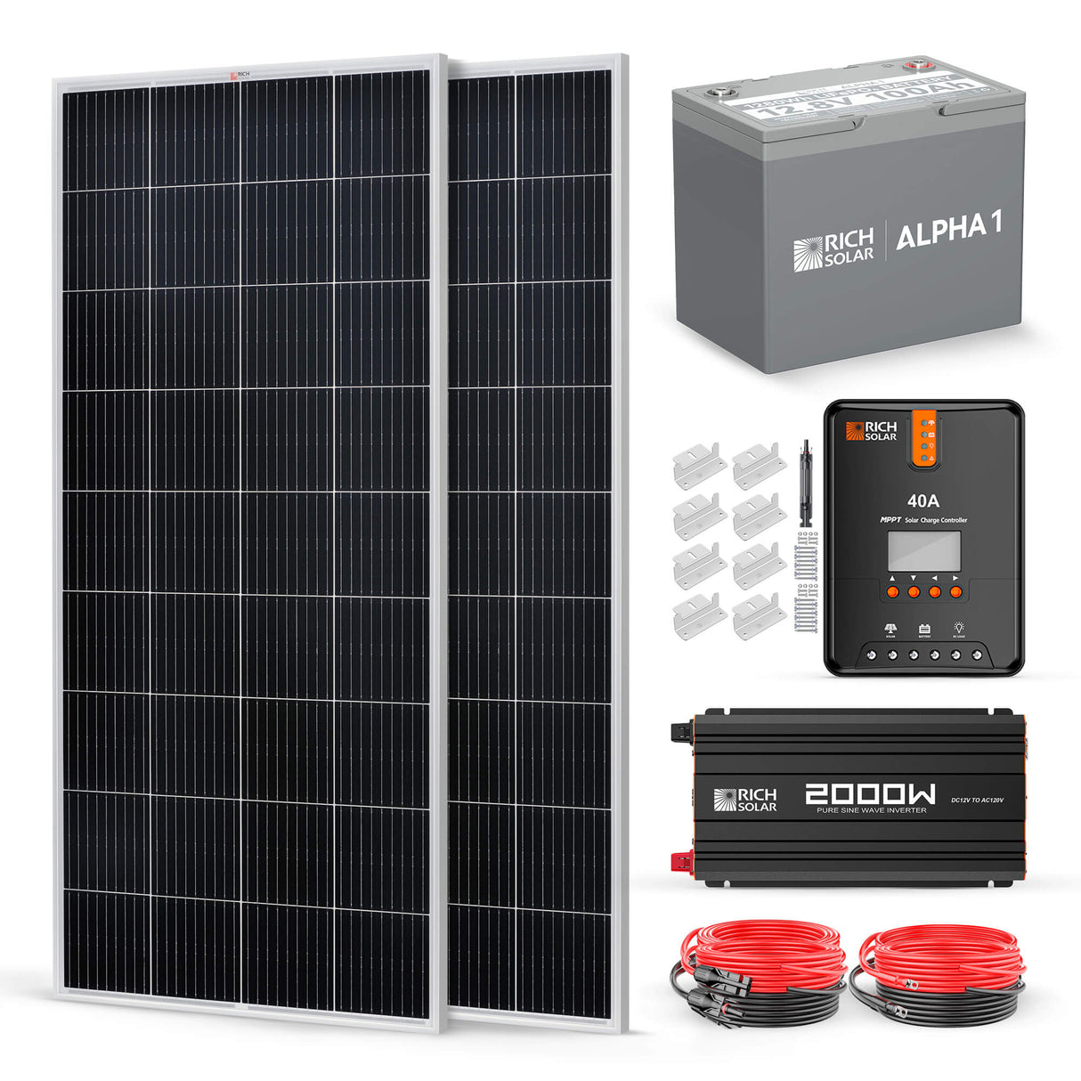 400 Watt Complete Solar Kit - RICH SOLAR