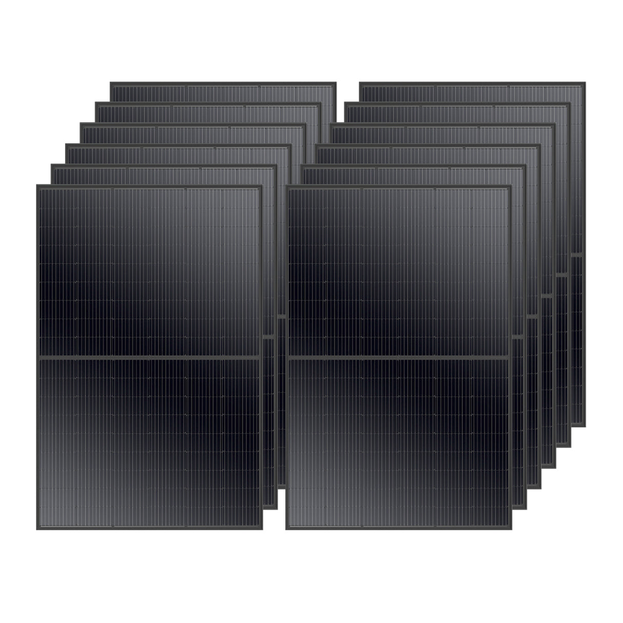 MEGA 410 Watt Monocrystalline Solar Panel | High Efficiency | Black Mono-facial Module | Grid-Tie | Off-Grid | Tier 1 - RICH SOLAR