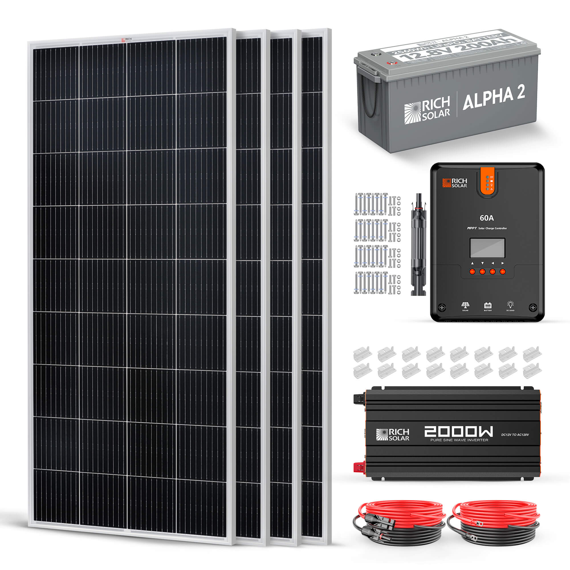 800 Watt Complete Solar Kit - RICH SOLAR