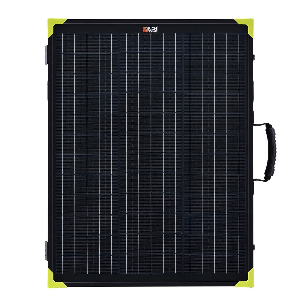 Mega 100 Watt Portable Solar Panel Briefcase - RICH SOLAR