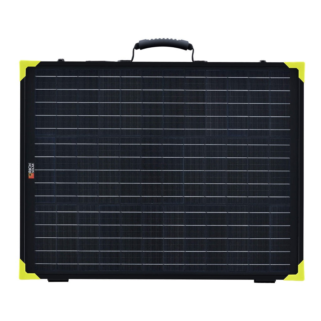 Mega 100 Watt Portable Solar Panel Briefcase - RICH SOLAR