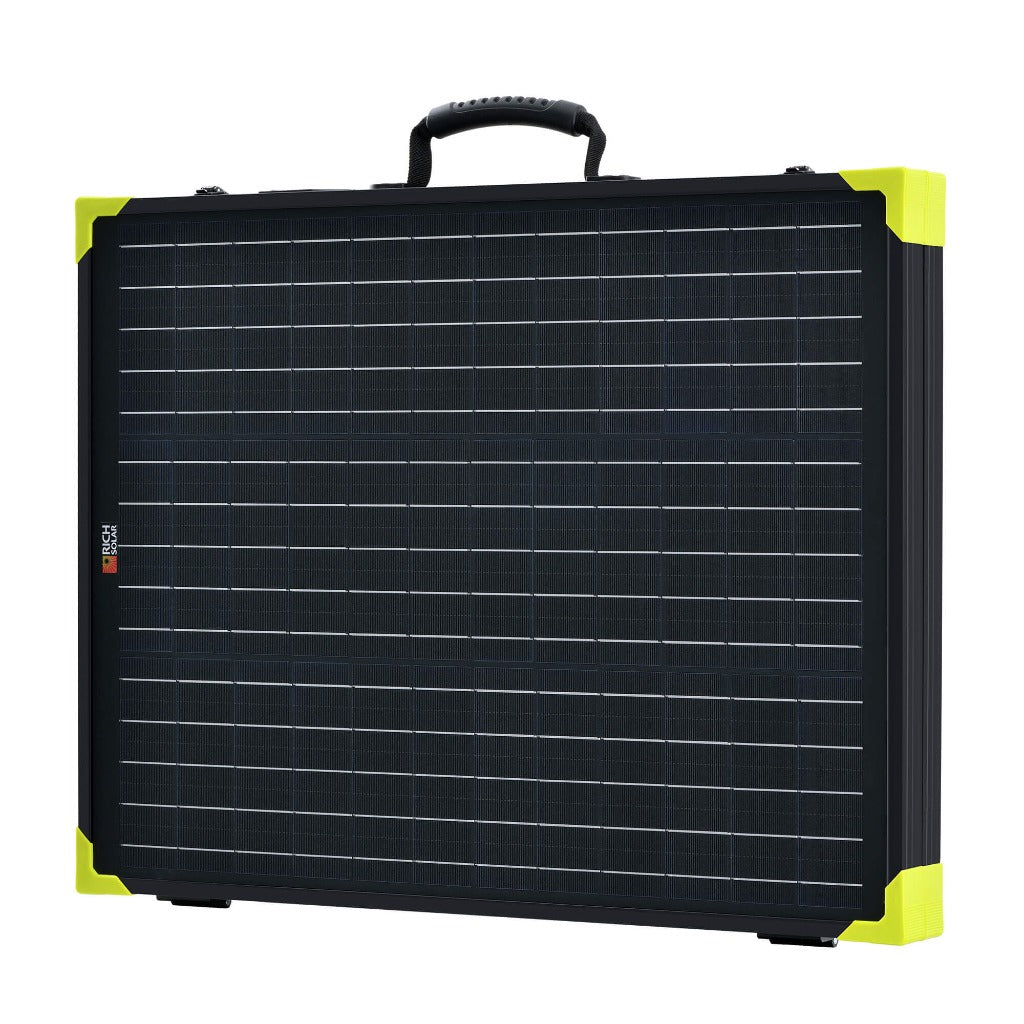 Mega 100 Watt Portable Solar Panel Briefcase - RICH SOLAR