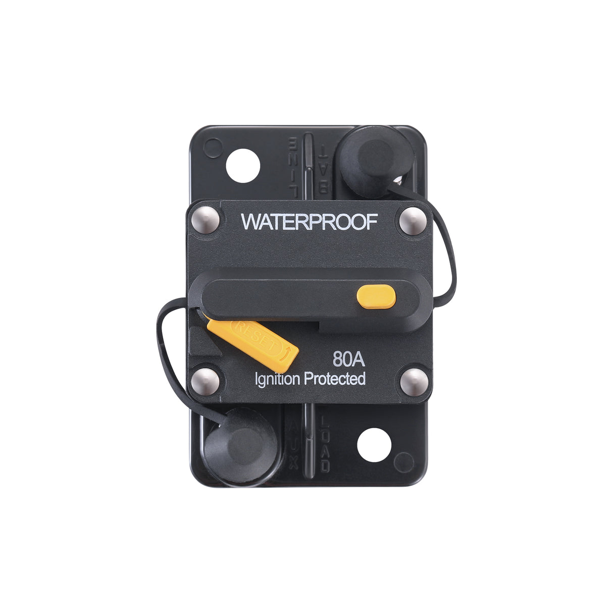 Single Pole Waterproof Circuit Breaker | Waterproof Thermal Type Breaker | Choose Amp: 40A, 60A, 80A, 100A, 120A, 150A, 150A, 200A, 250A