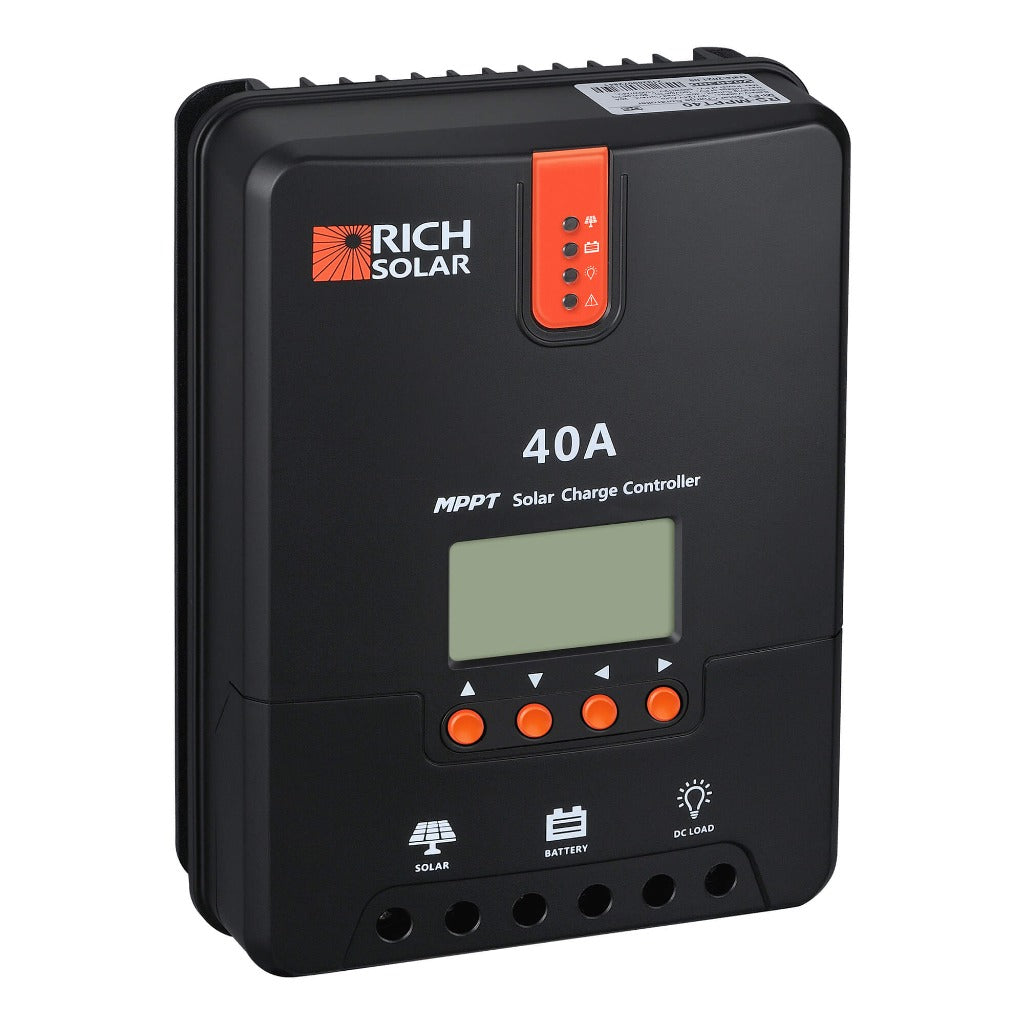 40 Amp MPPT Solar Charge Controller - RICH SOLAR