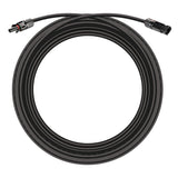 10 Gauge 50 Feet Solar Extension Black Cable - RICH SOLAR