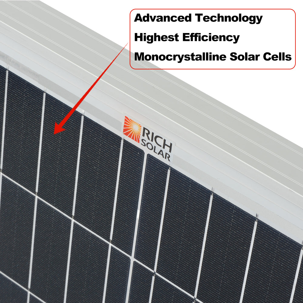 200 WATT 24 VOLT SOLAR PANEL - RICH SOLAR